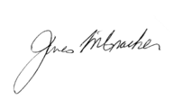 Signature de James G. McCraken