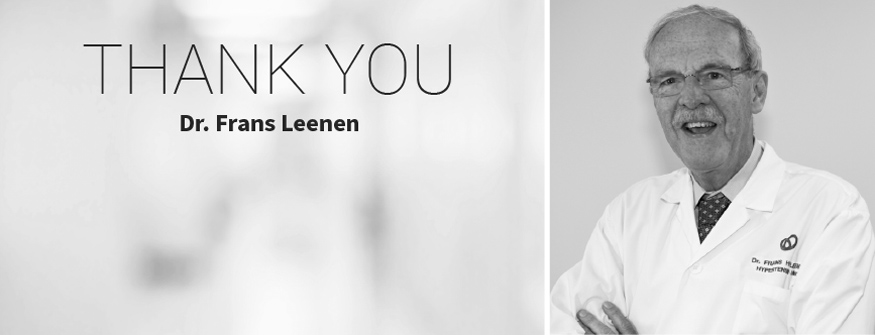 Thank you Dr. Frans Leenen
