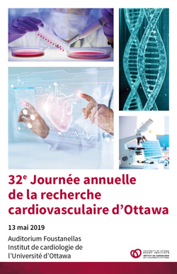 Affiche de la Journée de la recherche cardiovasculaire d’Ottawa 2019