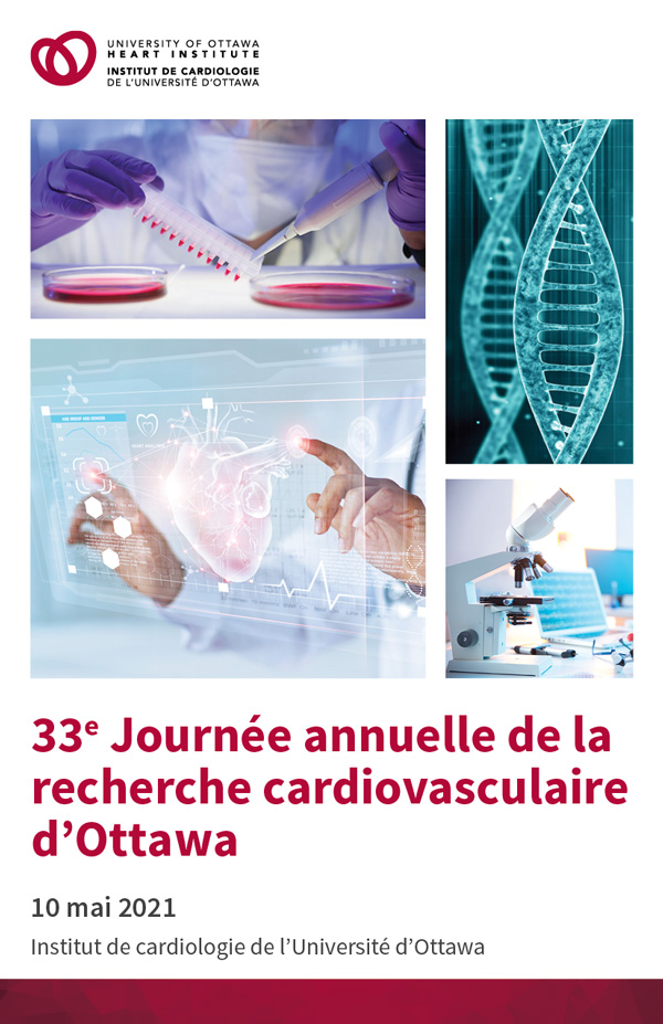 Affiche de la Journée de la recherche cardiovasculaire d’Ottawa 2020