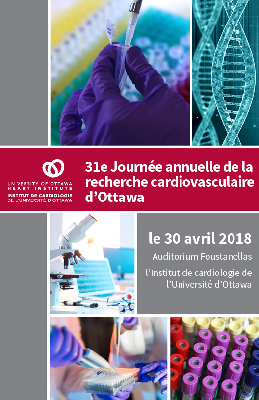 Affiche Journée de la recherche cardiovasculaire d’Ottawa