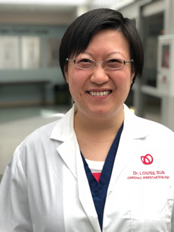 Dr. Louise Sun, staff anesthesiologist at the University of Ottawa Heart Institute.