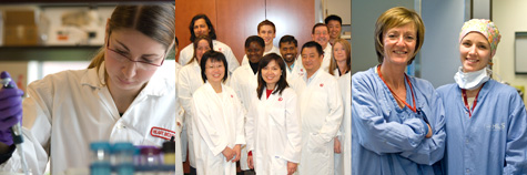 Un collage d'images d'employés de Institut de cardiologie d'Ottawa