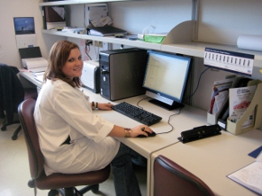 Image of a lab assistant