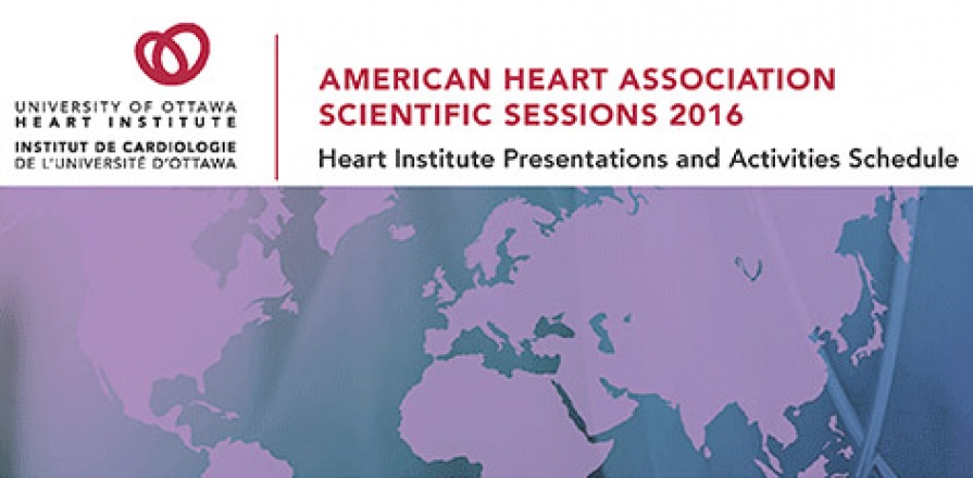 Séances scientifiques 2016 de l’American Heart Association (AHA)